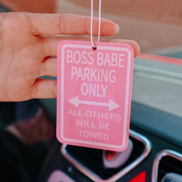 Boss Babe Parking Air Freshener Coffee Scent - Picture 1 of 4